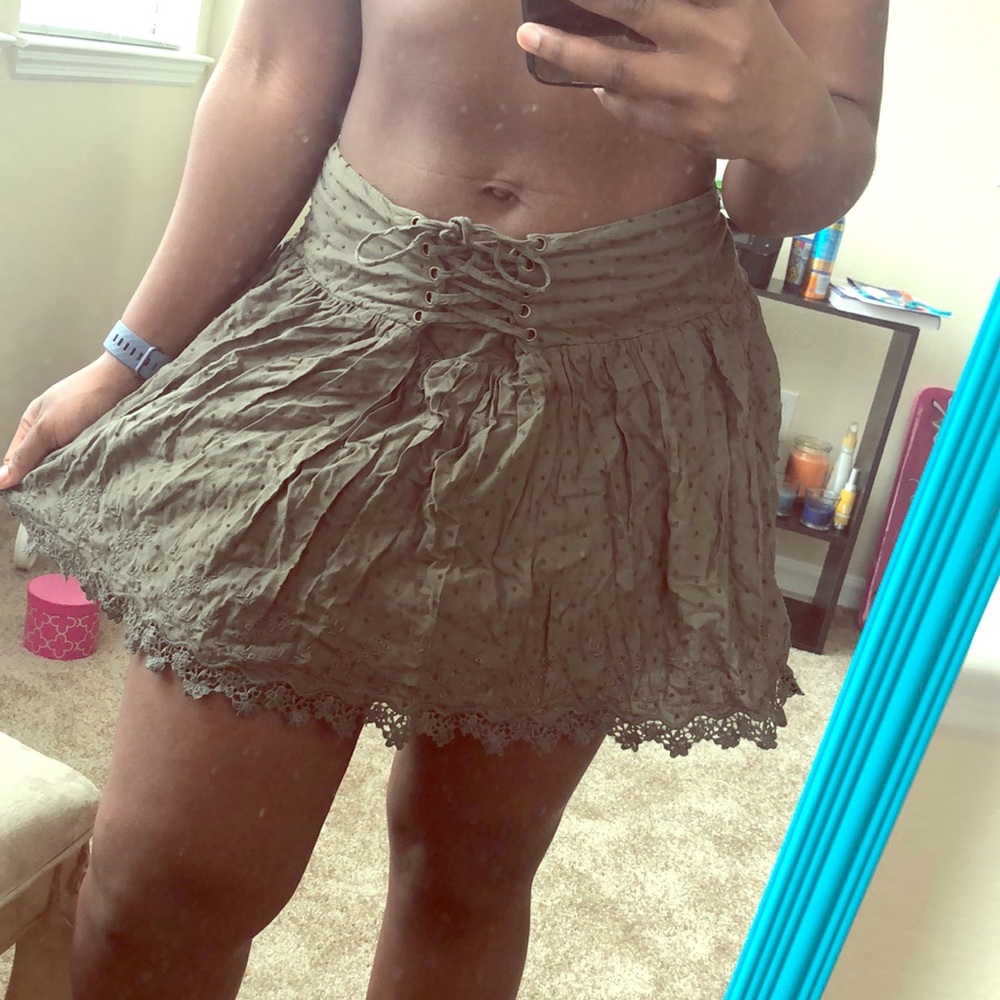Olive Green Skirt